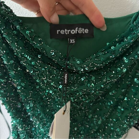 Retrofete Loretta Sequin Maxi Dress - Picture 7 of 9